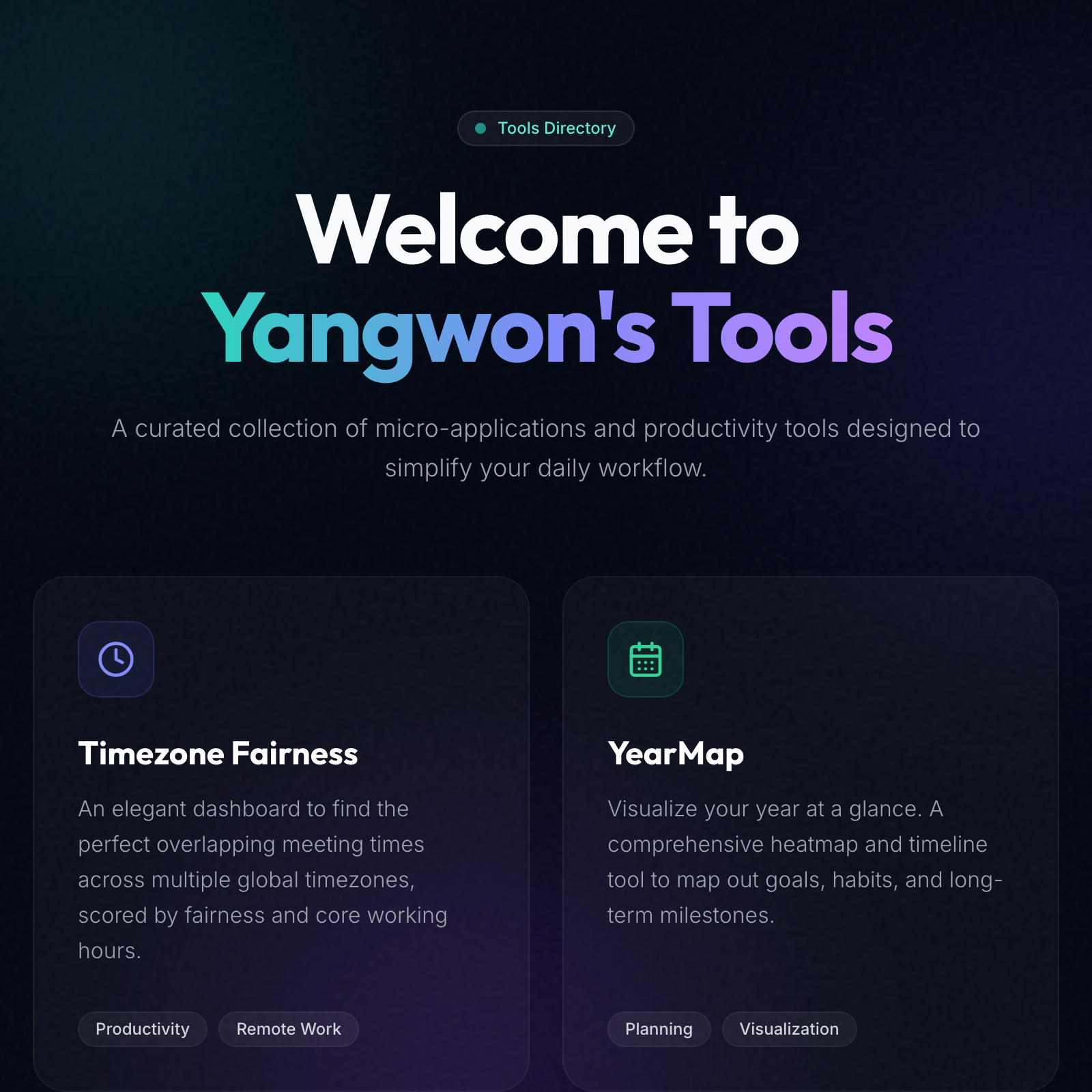 Tools Hub app screenshot